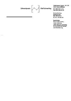 Corporate design für Zahnarzt