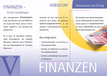 Faltblatt Unternehmensberatung